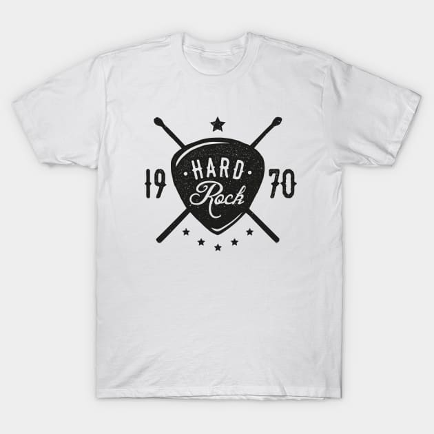 Hard Rock 1970 T-Shirt by Dosunets